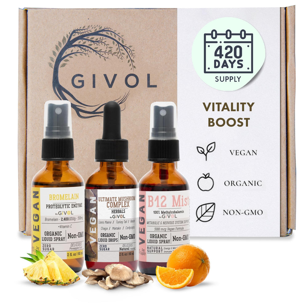 GIVOL Mushroom Complex Drops for daily vitality and balanced energy
