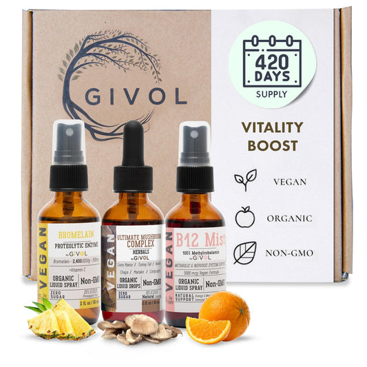 GIVOL Mushroom Complex Drops for daily vitality and balanced energy