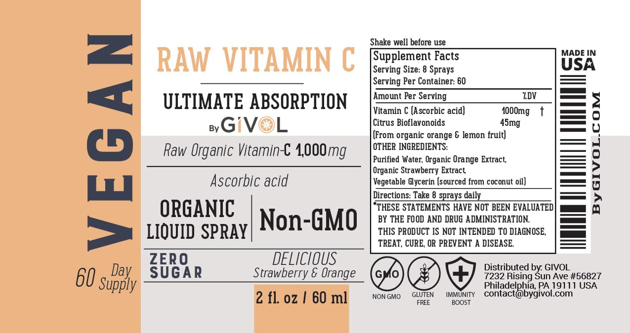GIVOL Vitamin C Spray supports a simple on-the-go routine