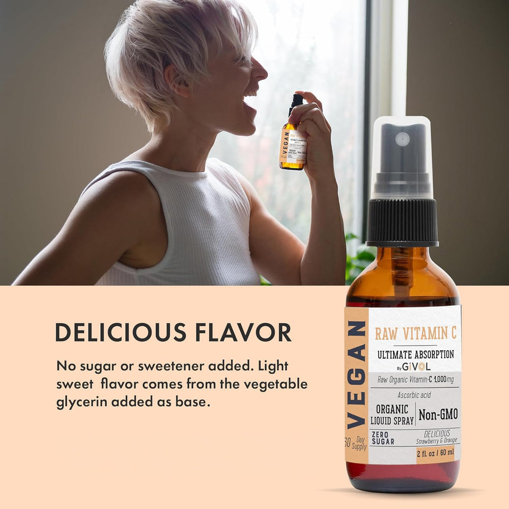 GIVOL Vitamin C Spray uses vegan, plant-based ingredients