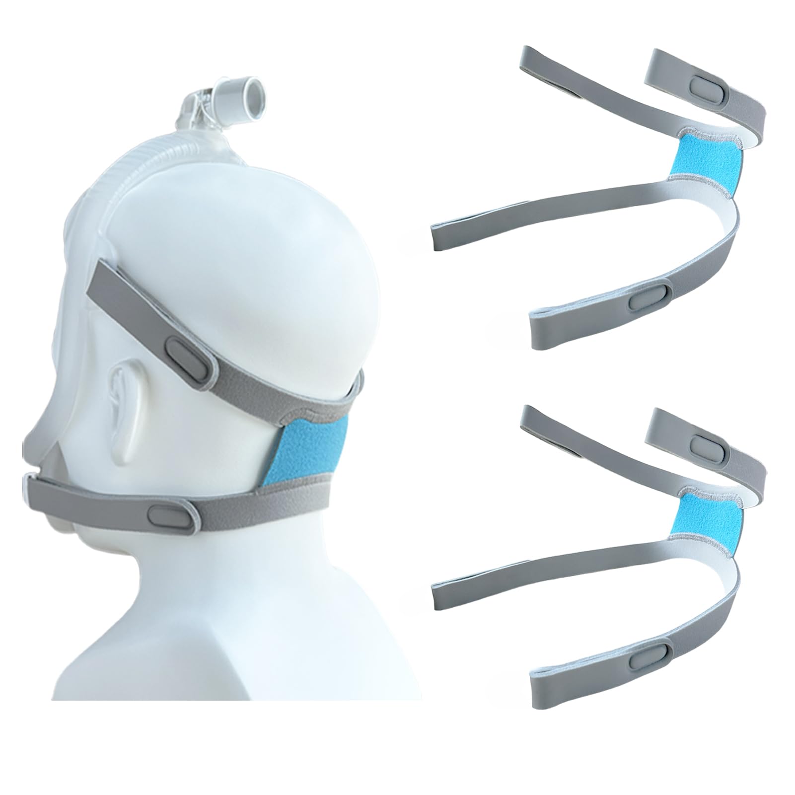 GJX 2-pack replacement headgear straps for Airfit F30i offer snug adjustment