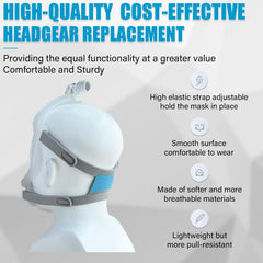 GJX compatible headgear straps work with Airfit and Airtouch F30i