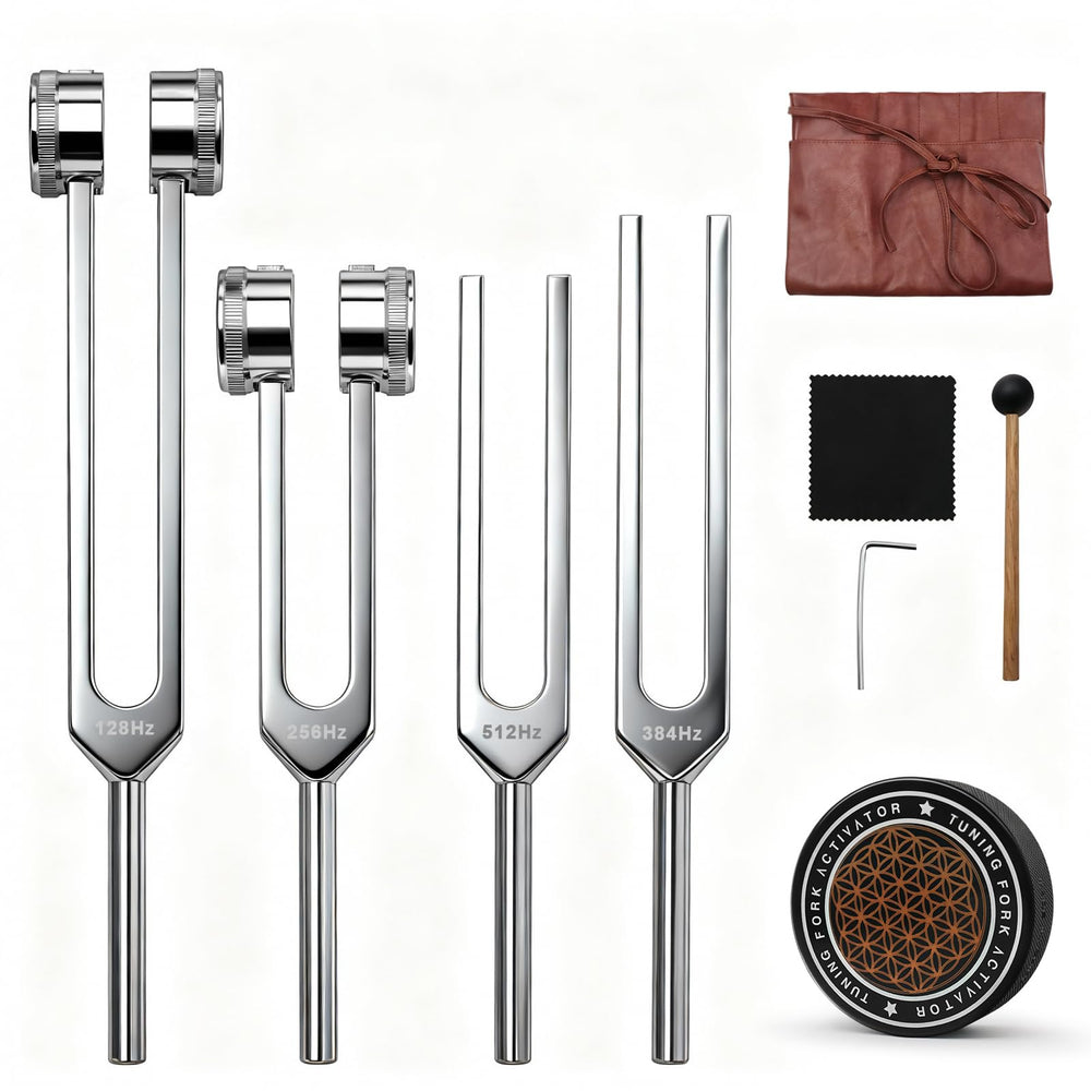 Gkweres tuning forks 128Hz with premium longevity for precise resonance during meditation