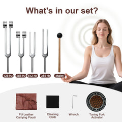 Gkweres 384Hz tuning fork prepared for holistic chakra-focused practice
