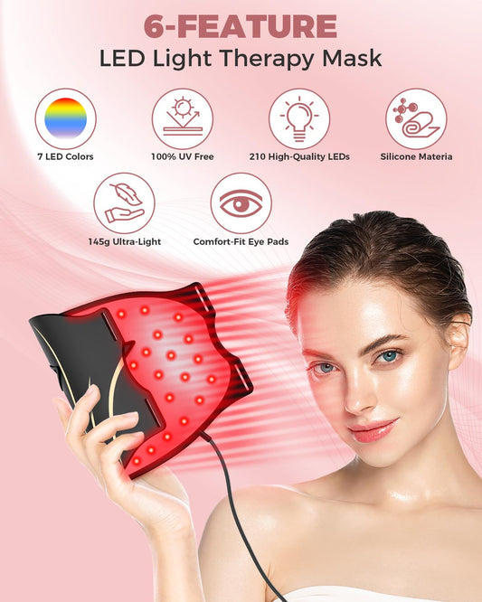 Glamesty mask remote control used for adjustable sessions