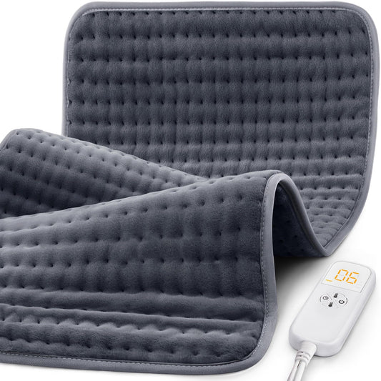 Glamigee extra-large heating pad focuses on back relief with soothing warmth.