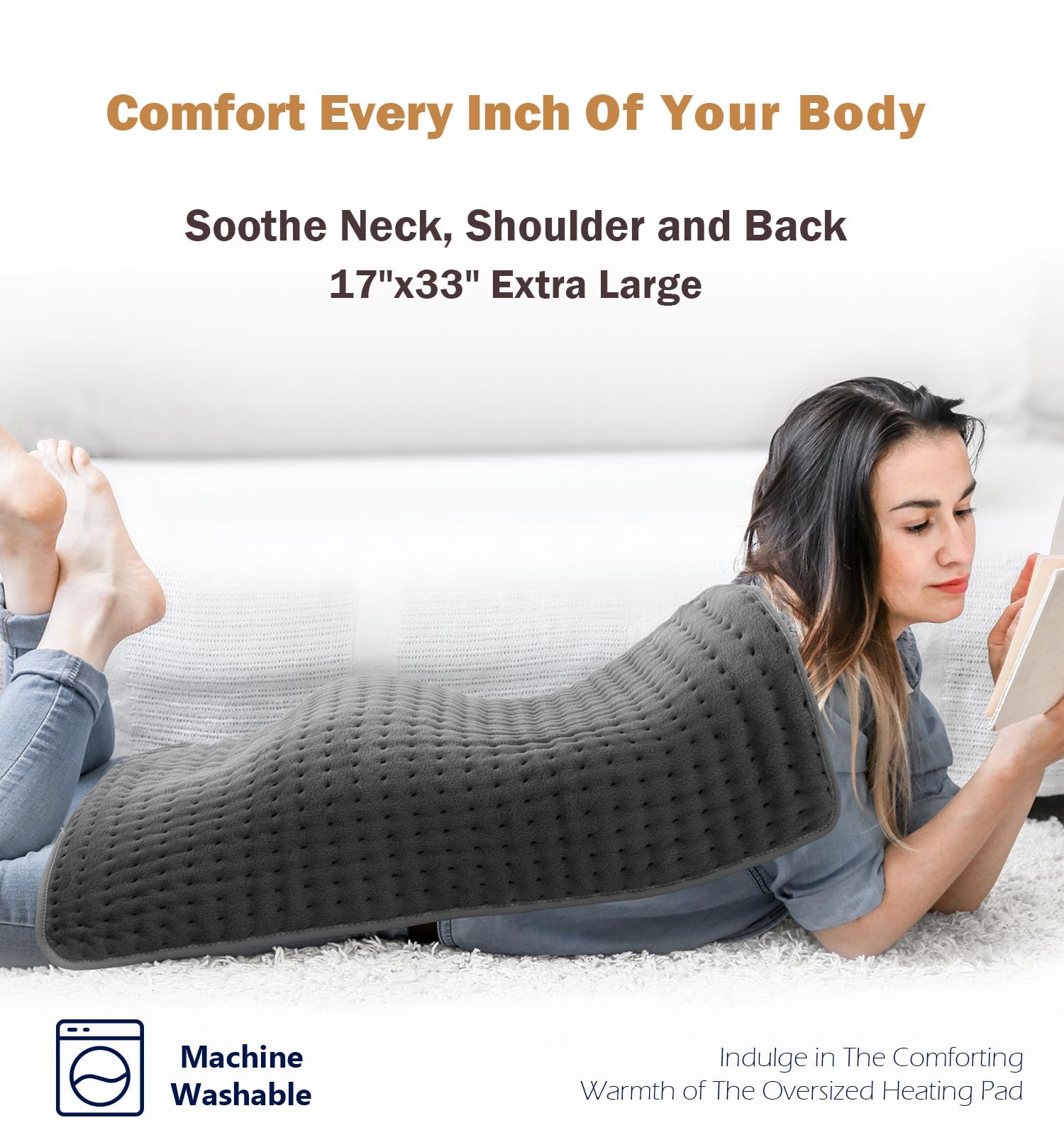 Glamigee pad offers six heat levels for customizable comfort.