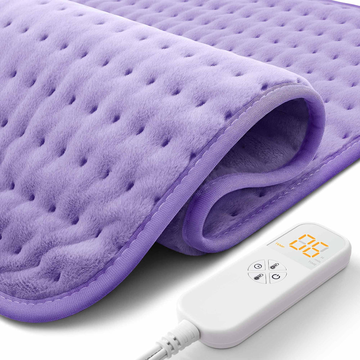 Glamigee Ultra-Wide Heating Pad covers the back for soothing warmth and relaxation.