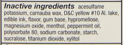 Nicorette 4mg White Ice Mint usage guidance on packaging helps plan dose