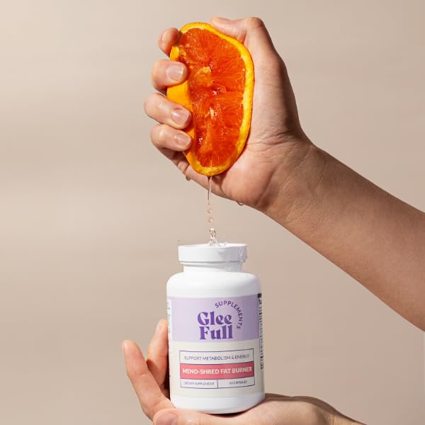 GLEEFULL SUPPS Meno-Sherd capsules closeup for easy, portable daily use.