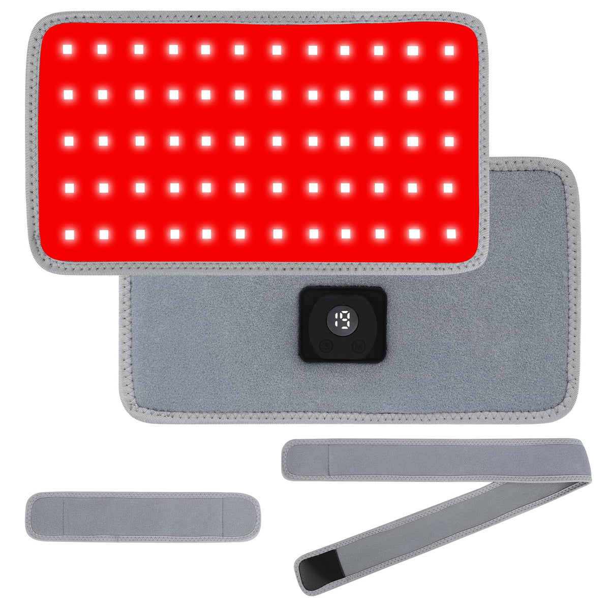Glentaxy cordless red-light therapy belt for on-the-go recovery