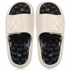 Glitopper magnetic acupressure slippers outer view for comfort and relief.