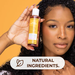 Glo Melanin Peach Yoni Wash peach scent hints at refreshing aroma.