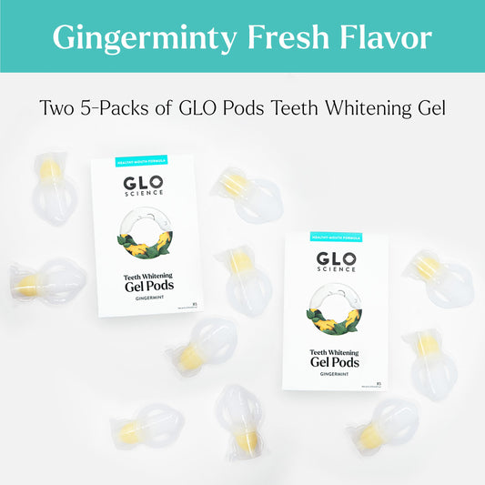 GLO Science Gingermint pods 10-pack for refreshing whitening sessions