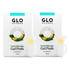 GLO Science So Brilliant whitening gel with Gingermint for at home whitening with gentle ginger aroma