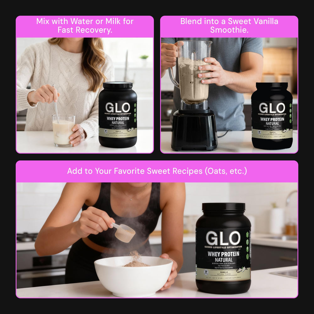 GLO BCAAs per serving supporting muscle recovery and endurance