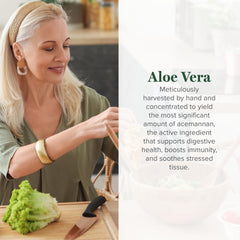 Global Healing Center Aloe pills front view for daily immune and skin wellness