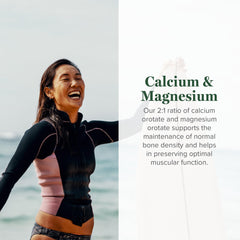Global Healing Center calcium magnesium orotate capsules for convenient daily use.