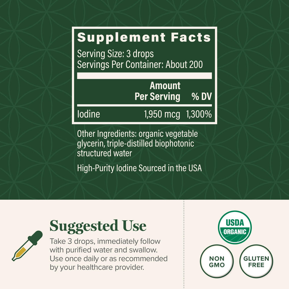 Etiqueta de Detoxadine con ingredientes veganos y sin OGM.