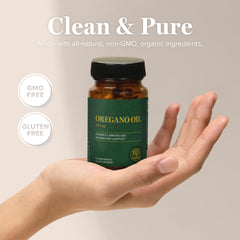 Global Healing Center oregano oil capsules with cayenne extract for digestive wellness