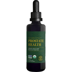Global Healing Center Prostate Health bottle with capsules promoting urinary comfort.