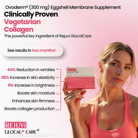 GlocalCare Rejuvi capsules closeup displaying smooth capsule shell