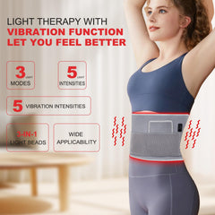 GLOHFAN belt back view showing ergonomic design for full coverage.