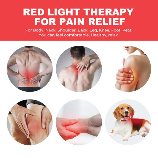 GLOHFAN red-light therapy wrap for shoulders offers relief from tension and stiffness.