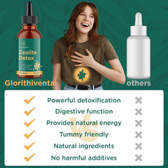 Glorithiventa Zeolite Detox drops proudly made in the USA.