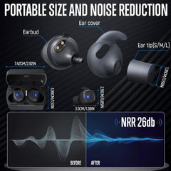 GLORYFIRE 26 NR hearing protection reduces loud noise while preserving conversation.