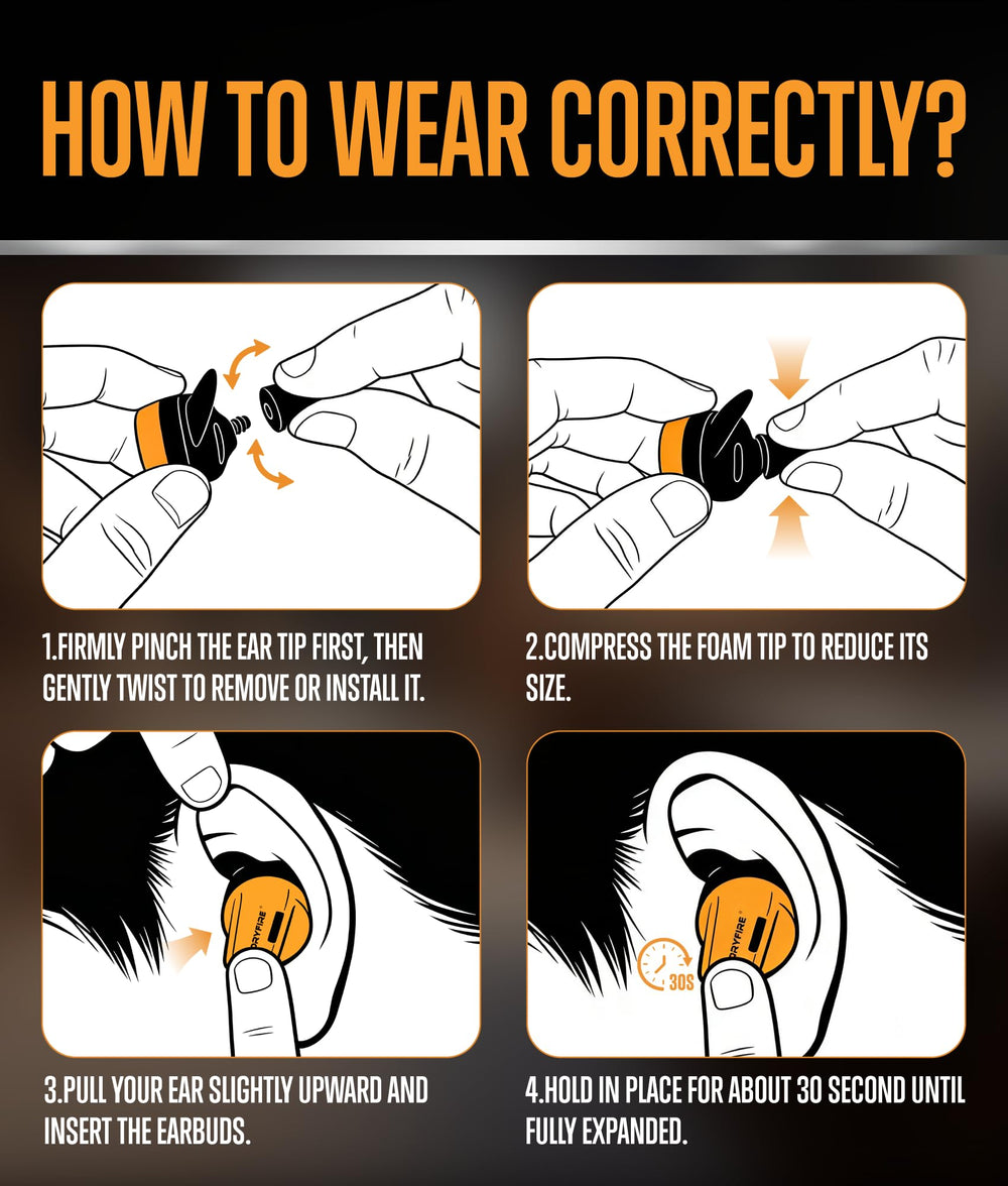 GLORYFIRE OSHA Earbuds three-modes display quiet, voice, and ambient options.
