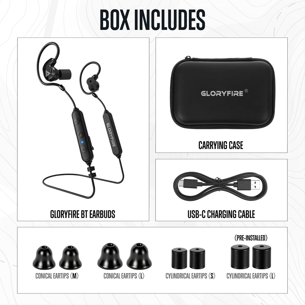 GLORYFIRE premium two-piece retail box conveys professional packaging and gifting appeal.