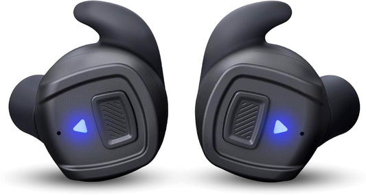 GLORYFIRE shooting ear protection earplugs with Bluetooth for wireless range sessions.