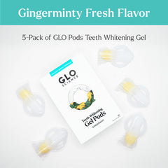 GLO GingerMint pods pack for refreshing at-home whitening sessions.