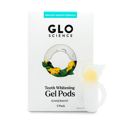 GLO Science So Brilliant Whitening Gel tube for safe enamel whitening and fast results.