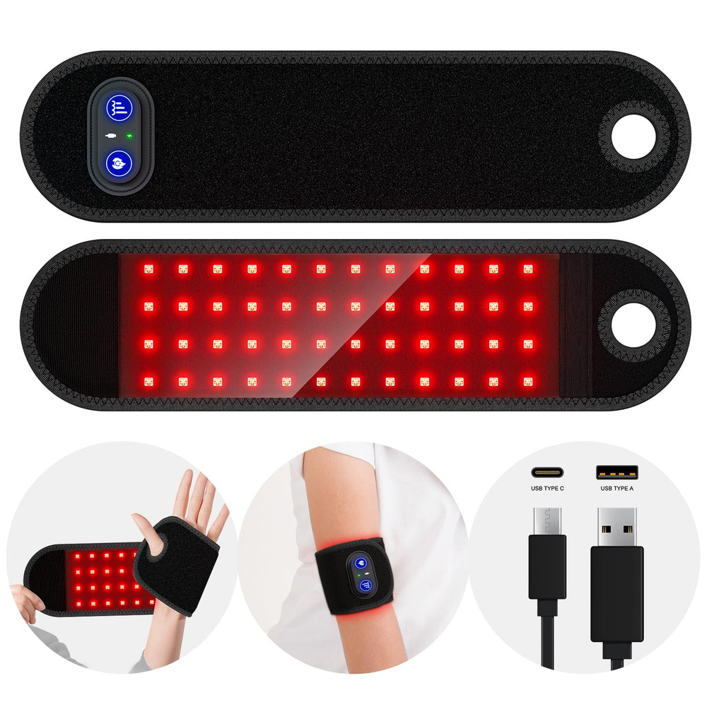 GloThera rechargeable cordless wrist wrap ready for on-the-go relief