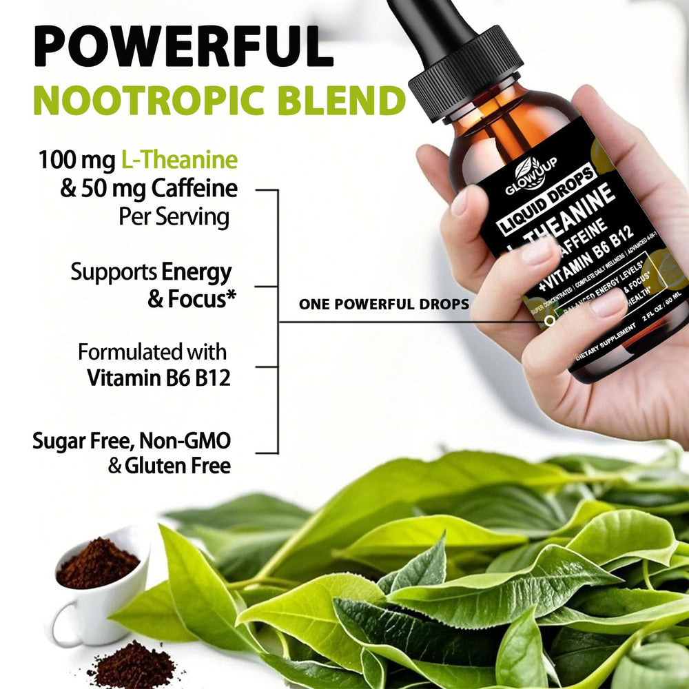 GLOVVUUP sublingual drops ready for rapid absorption and sustained energy.
