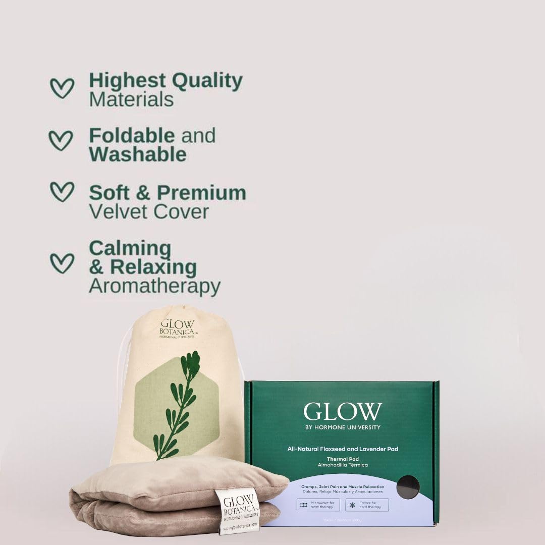 Glow Botanica ergonomic-fit design hugs neck, back, and shoulders.