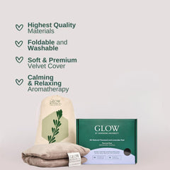 Glow Botanica ergonomic-fit design hugs neck, back, and shoulders.