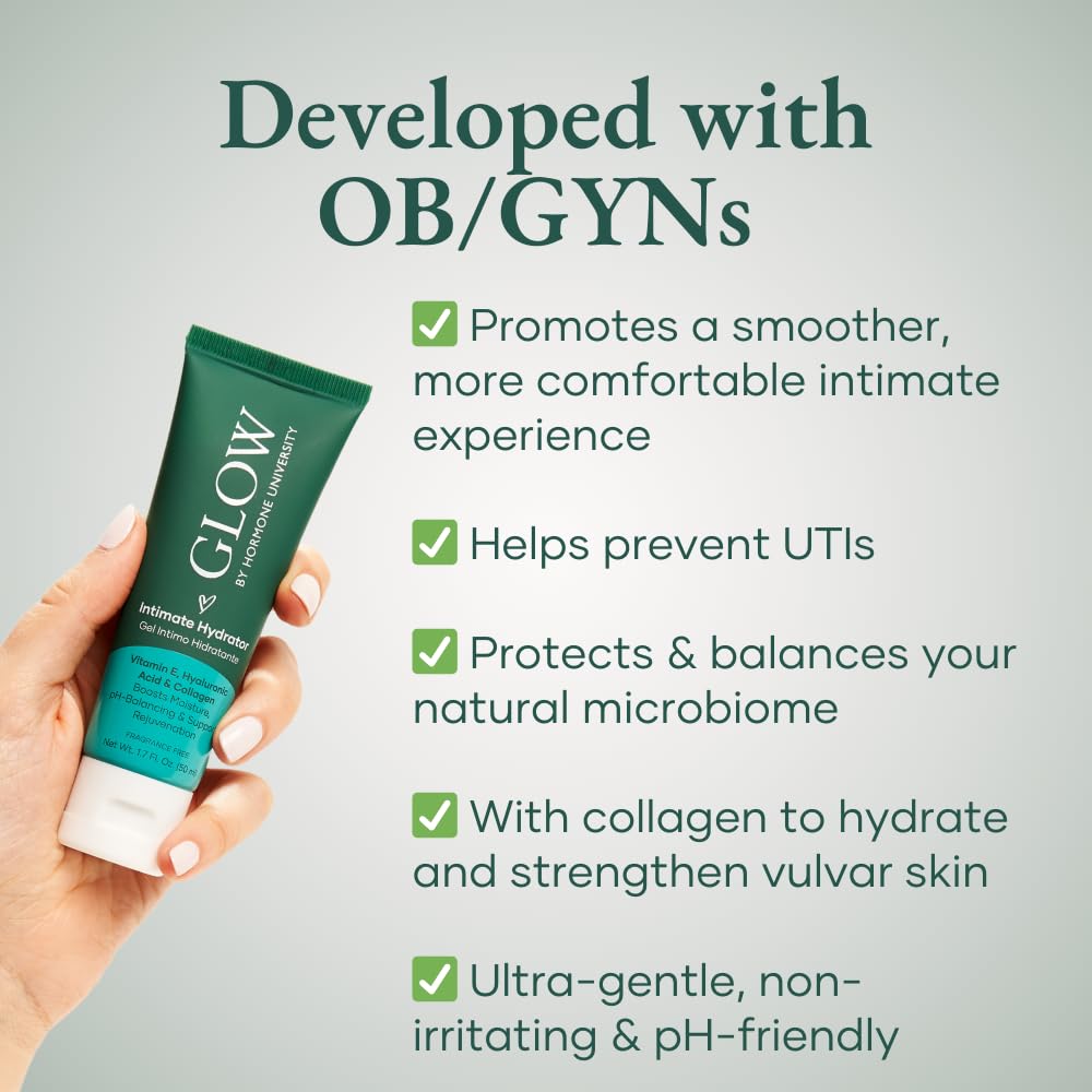 Glow Botanica Vaginal Moisturizer with hyaluronic acid for lasting hydration.
