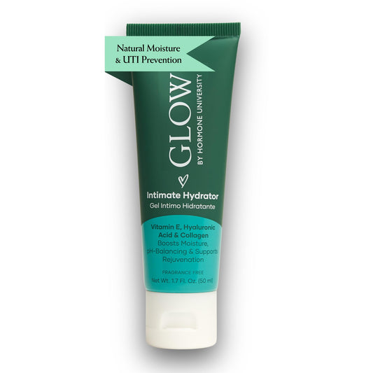 Glow Botanica Vaginal Moisturizer tube for gentle daily hydration.
