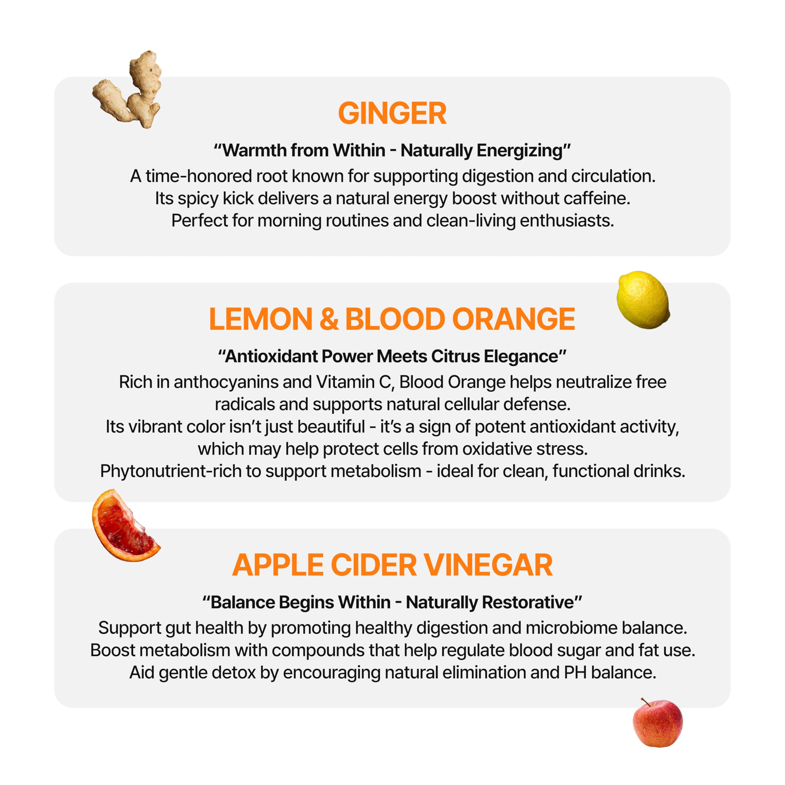 Glow Shine no-added-sugar label signals clean, simple ingredients.