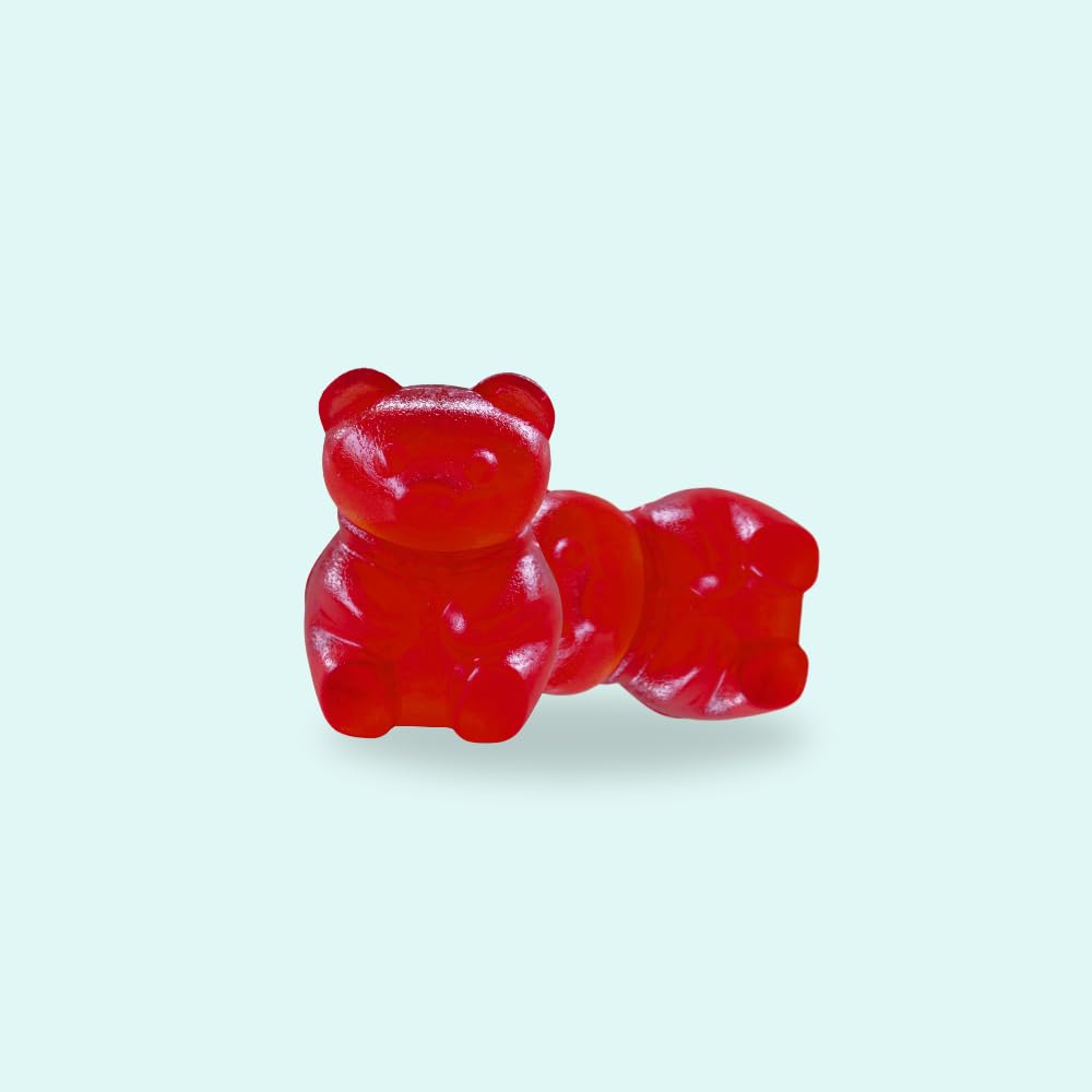 GLOWCO Sleep Gummies kids dosing scene shows safe, plant-based nightly ritual.