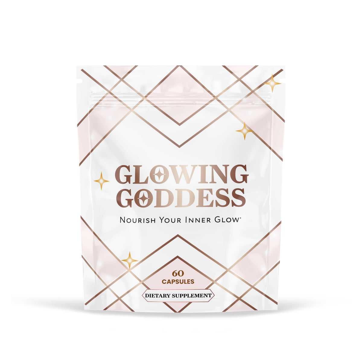 Glowing Goddess beef organ superfood packaging highlights premium ingredients for daily nourishment