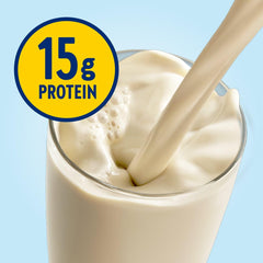 Glucerna Hunger Smart classic chocolate bottle, gluten-free option for dairy-aware diets.