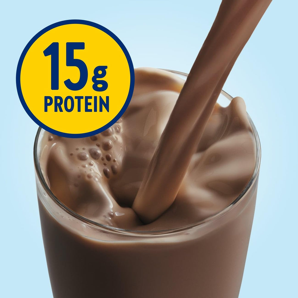 Glucerna Hunger Smart strawberry bottle provides a low-glycemic option with 15g protein.