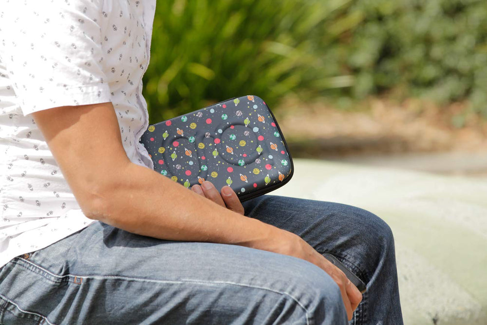 Lightweight and travel-friendly design fits in bags for everyday use.