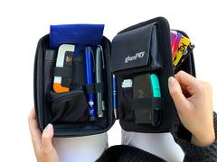 Universal compatibility for glucose meters, insulin pens, test strips, and syringes.