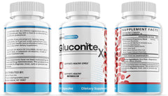 GLUCONITE 1XP bottle front indicates extra-strength formula for daily wellness support