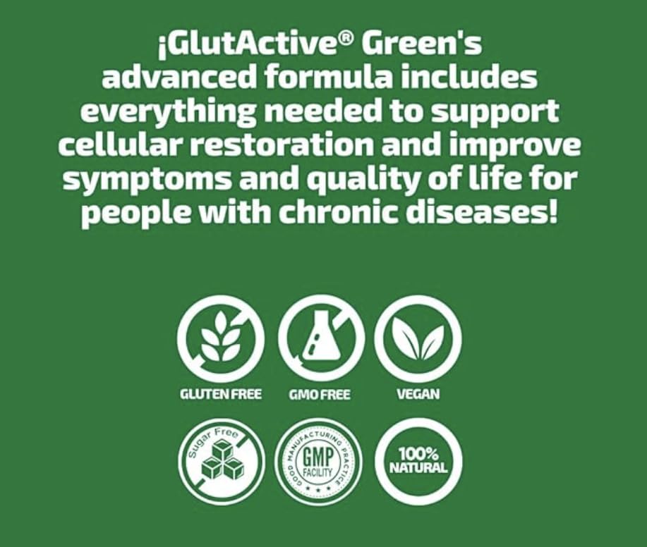 GlutActive Green 950mg chewables ready for everyday immune-support routine.